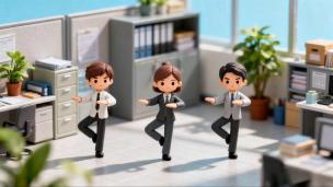 办公室养生操——“活力满满永不老”